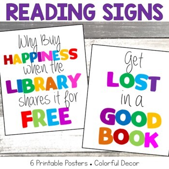 Reading Signs by Heather Johnson 33 | TPT