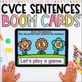 Reading Simple Sentences with CVCE Words | Boom Cards™