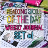 Reading Skill of the Day Weekly Journal | Set One