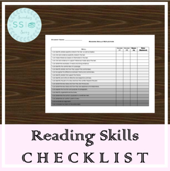 Preview of Reading Skills Accountability Student Form - MobyMax (EDITABLE)
