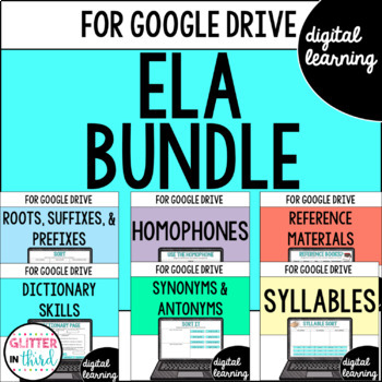 Preview of Reading Skills Activities for Google Classroom Digital Resources