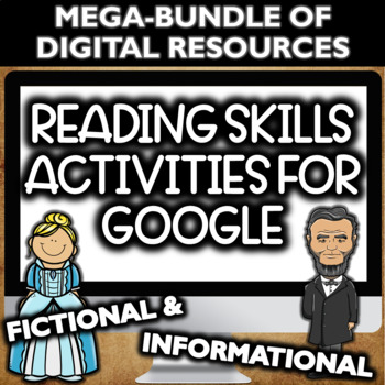 Preview of Reading Skills Activities for Google Forms Mega-Bundle- Distance Learning