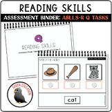 Reading Skills Assessment Binder - Aligned With The ABLLS-