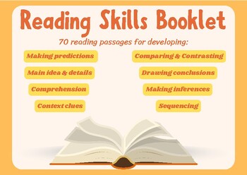 Preview of Reading Skills Booklet | 70 Passages with Answer Key
