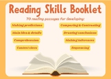 Reading Skills Booklet | 70 Passages with Answer Key
