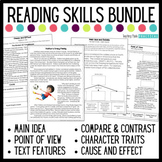 Reading Skills Bundle with Reading Comprehension Passages
