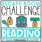 Reading Skills Escape Room | Distance Learning | 3rd Grade