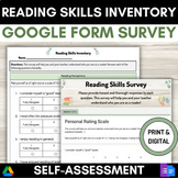 Reading Skills Habits Preferences Inventory Google Form In