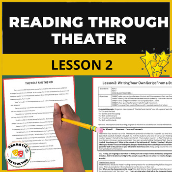 Preview of Reading Skills Lesson 2 - Character Traits, Text Structure & Writing a Script