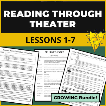 Preview of Reading Skills Lesson Plans GROWING BUNDLE - Reading Through Theater Activities