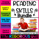 Reading Skills Lessons and Practice Bundle