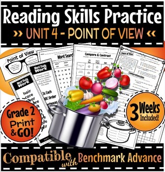 Preview of Reading Skills Practice Benchmark Advance 2022 Compatible Grade 2 Unit 4