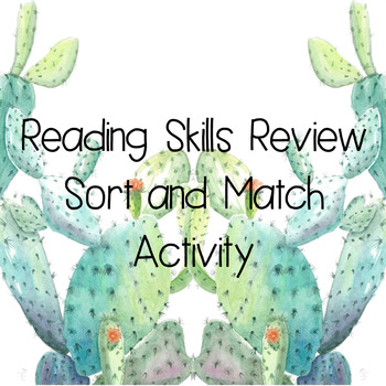 Preview of Reading Skills Review
