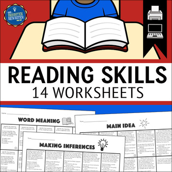 Preview of Reading Skills Review Worksheets