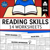 Reading Skills Review Worksheets