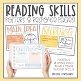 Reading Skills + Strategies  l  Posters & Response Pages  