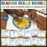 Reading Skills Task Cards and Games Bundle