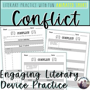 Reading Skills and Analysis: CONFLICT Activity with Animated Short Films!