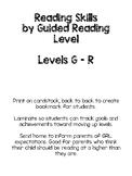 Reading Skills by Guided Reading Level