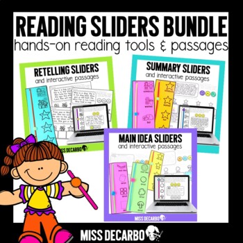 Preview of Reading Sliders Bundle Reading Comprehension