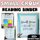 Reading Small Group Binder, Guided Reading Schedule, Plann