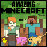 Reading, Spelling, Maths: Minecraft Theme AMAZING RACE: #d