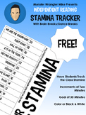 Reading Stamina Chart with Brain Breaks & Dance Parties