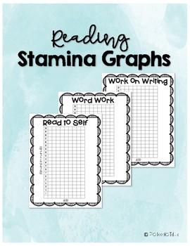 Preview of Reading Stamina Graphs