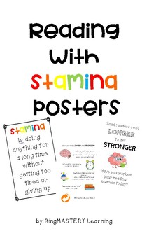 Preview of Reading Stamina Posters