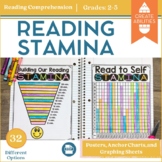 Reading Stamina Posters, Anchor Charts, and Graphing Sheets