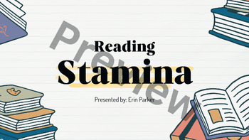 Preview of Reading Stamina Professional Development
