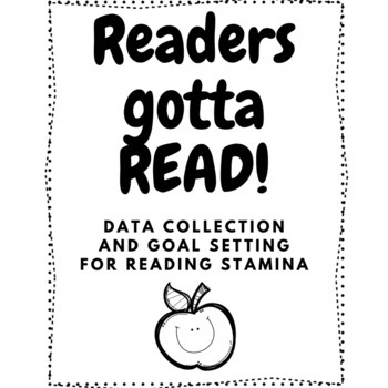Preview of Reading Stamina Progress Monitoring and Goal Setting