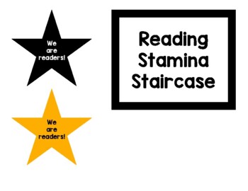 Reading Stamina IS/IS NOT Poster by Forever First Education