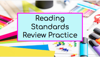 Preview of Reading Standards Based Review Study Guide