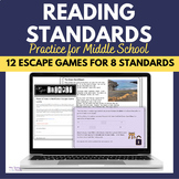 Reading Standards DIGITAL Escape Rooms