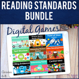 Reading Standards DIGITAL Practice Games Bundle | Middle School