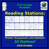 3rd Grade Reading Stations (Week 1) Theme: Ecosystems and 
