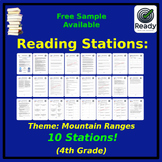 4th Grade Reading Stations (Week 6) Theme: Mountain Ranges