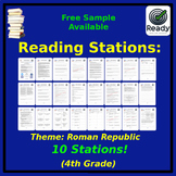 4th Grade Reading Stations (Week 8) Theme: Roman Republic