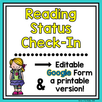 Preview of Reading Status Check-In: A Google Resource