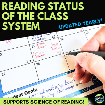 Preview of Reading Status of the Class and Reading Anecdotal Notes - Print and Digital