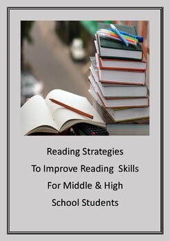 Preview of Reading Strategies / A Booklet in Reading Techniques for Middle & High School