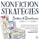 NONFICTION Reading Strategies Bundle {Posters + Brochures}