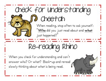 Reading Strategies Bundle With Animal Friends By Executing Esol With Elegance