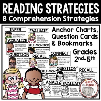 Reading Strategies-Comprehension by Queen of the Jungle | TpT