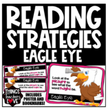 Reading Strategies, Eagle Eye Poster and Bookmarks Set (AU