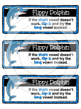 flippy dolphin reading strategy