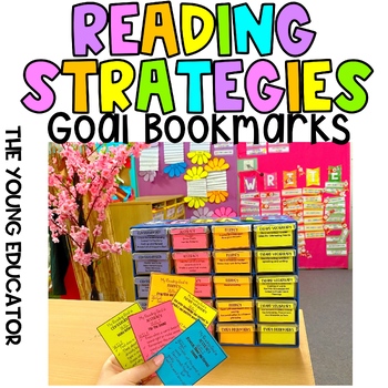 Preview of Reading Strategies Goal Bookmarks Pack! WALT & WILF & LISC