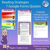 Reading Strategies - Google Form Quizzes - Distance Learning