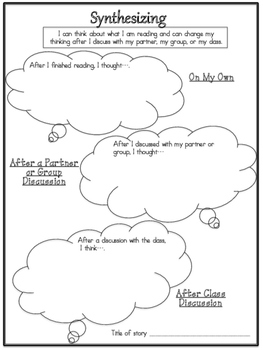 Reading Strategies Graphic Organizers by K5 Teacher | TpT